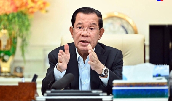 1 Ong Hun Sen Bac Tin Ong Da Chot Ngay Khoi Cong Kenh Dao Phu Nam Techo